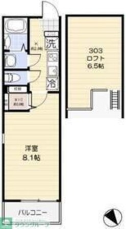 キャストリー八王子の物件間取画像